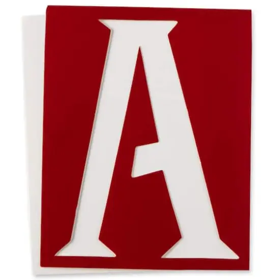 Craft Smart&trade; Stencils, 4" Genie Alphabet {1}