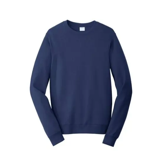 Port & Company® Fan Favorite™ Fleece Crewneck Sweatshirt Team Navy {1}