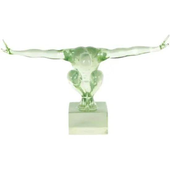 19" Posing Decorative Sculpture Green {1}