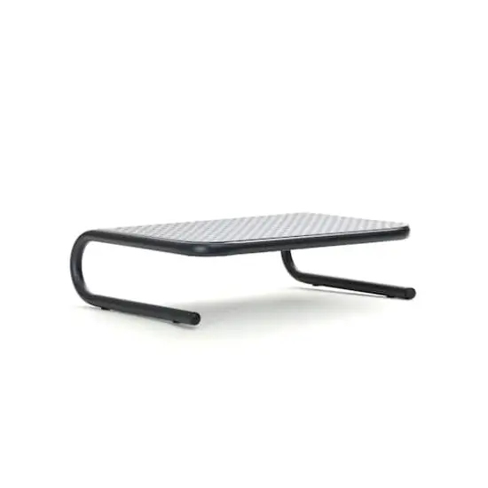 Mind Reader Black Metal Monitor Stand {1}