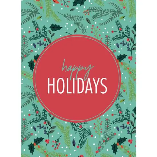 JAM Paper 6.25" x 4.625" Floral Tree Assorted Christmas Card Set, 24ct. {5}