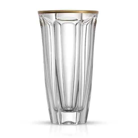 JoyJolt&reg; 8.7oz. Gold Rimmed Windsor Crystal Highball Glasses, 2ct. {6}