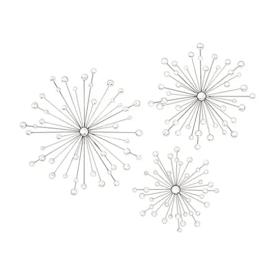 Clear Acrylic Starburst Glam Wall Decor Set {1}