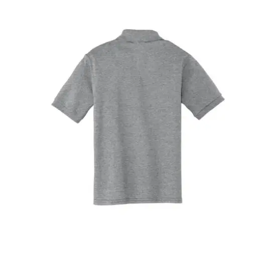Port & Company&reg; Youth Core Blend Jersey Knit Polo Athletic Heather {5}