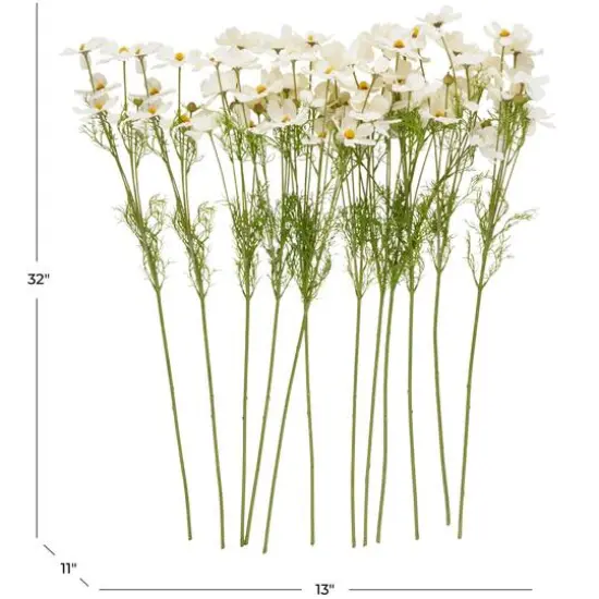 32" White Galsang Artificial Flower Stem, 12ct. {8}