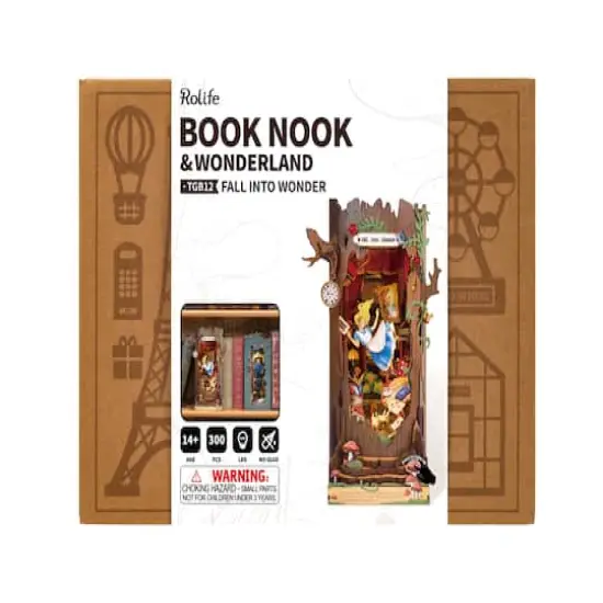Rolife® Fall into Wonder DIY Book Nook Shelf Insert Kit {9}