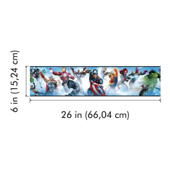 RoomMates Marvel Avengers Peel & Stick Border {8}
