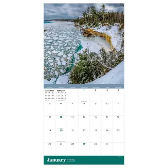 TF Publishing 2025 Michigan Wall Calendar {6}