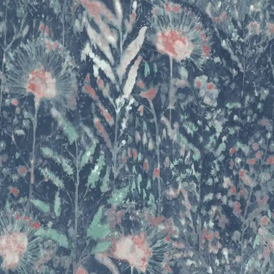 RoomMates Dandelion Peel & Stick Wallpaper Blue and Red {1}