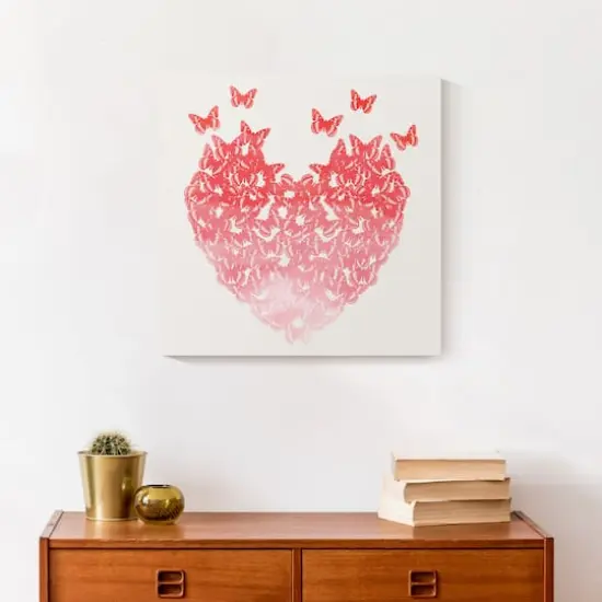 Watercolor Butterfly Canvas Wall Art {5}