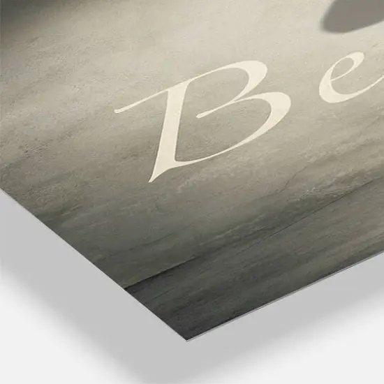 Designart 'Believe Shadow Ii Large Cottage Multipanel Wall Clock {4}