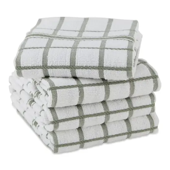 DII&reg; Artichoke Windowpane Terry Dishtowels, 4ct. {3}