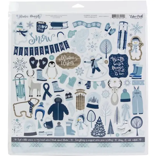 Echo Park Collection Kit 12"X12"-Winter Magic {4}