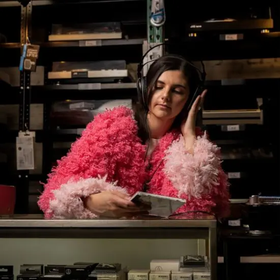 Lion Brand&reg; Haute Stitches Shaggy Chic Yarn Blueberry {3}