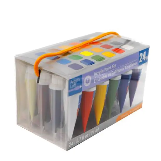 24 Color Acrylic Paint Set by Artist's Loft&trade;, 21ml {10}