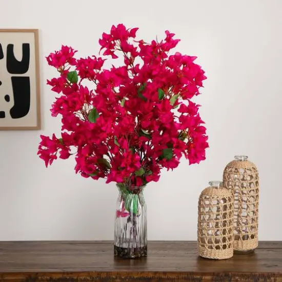 2.5ft. Pink Bougainvillea Arrangement in Vase {3}
