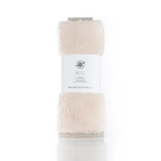 Natural Sherpa Fabric Bundle by Loops & Threads&reg; {1}