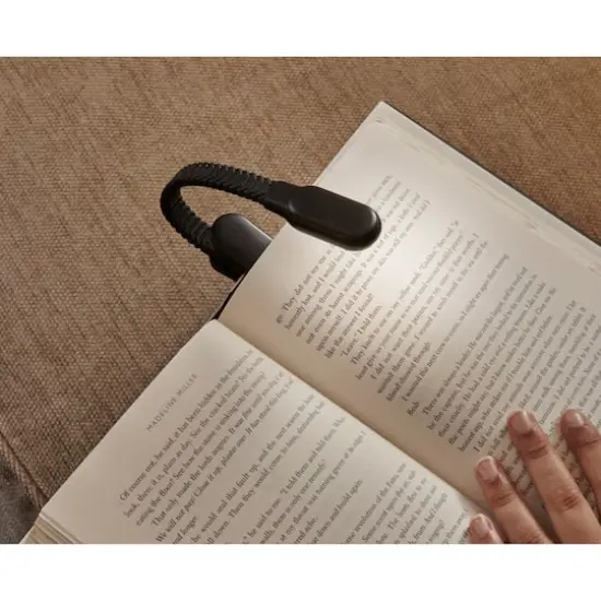 Kikkerland&reg; Black Rechargeable Booklight {4}