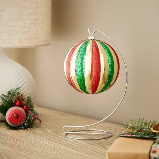 9" Silver Ornament Stand by Studio D&eacute;cor&reg; {3}