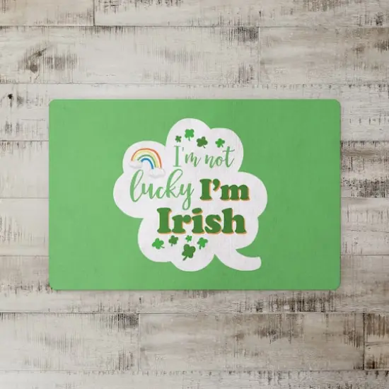 Not Lucky Irish 27" x 18" Floor Mat {3}