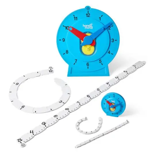 hand2mind&reg; Advanced NumberLine Clock&trade; Class Set {3}