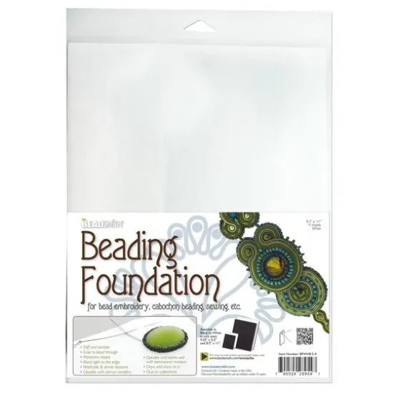 The Beadsmith&reg; 8.5'' x 11'' White Beading Foundation, 4ct. {1}