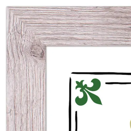 Bourbon Street Queen Western White Framed Print {4}