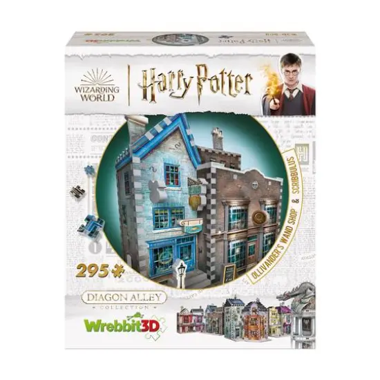 Harry Potter Diagon Alley Collection - Ollivander's Shop, Quidditch Supplies, Madam Malkin's, Weasleys' Wizard Wheezes: 1175 Pcs {8}