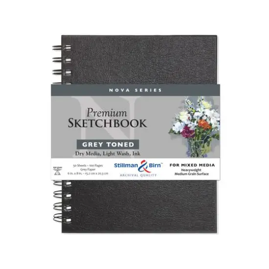 Stillman & Birn&trade; Nova Series Grey Toned Premium Mixed Media Sketchbook {2}