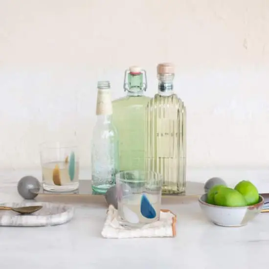 Hello Honey&reg; 5" Tan & White Earthen Charm Stoneware Bowls, 4ct. {4}