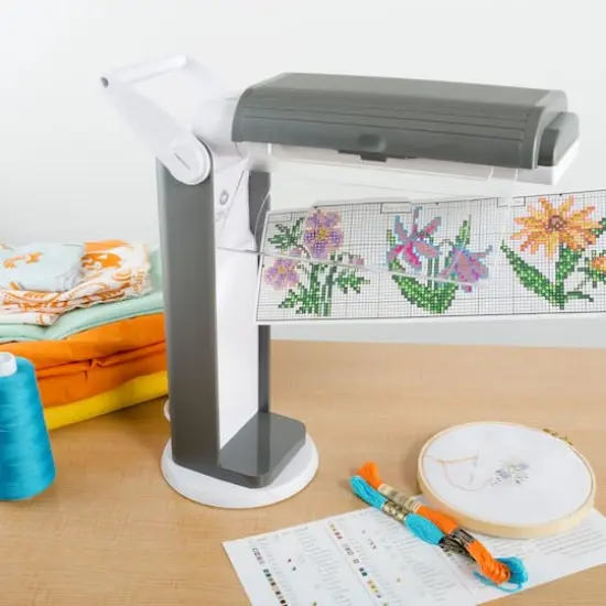 OttLite 11.5" Dark Gray Magnifier Task Lamp {4}