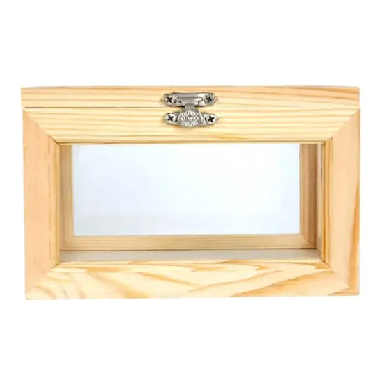 Medium Wood & Glass Box by Make Market&reg; {1}