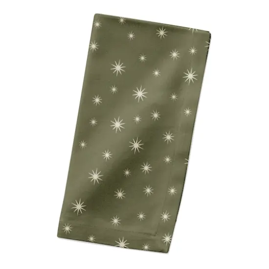 Green Twinkle Cotton Twill Napkin {3}
