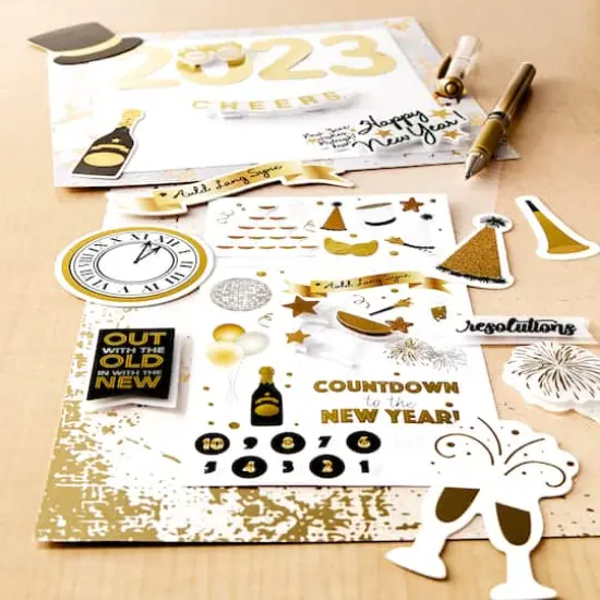 New Year Holiday Stickers by Recollections&trade; {5}