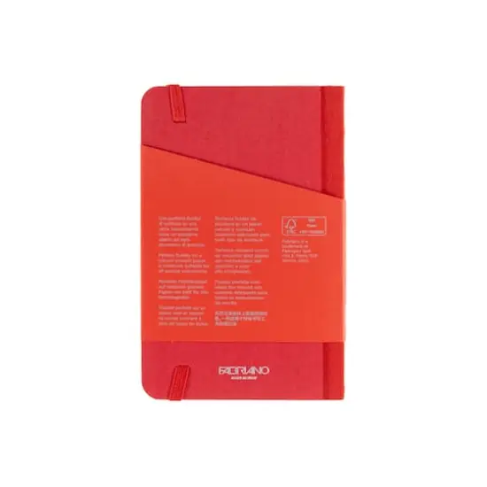 Fabriano&reg; Ecoqua Plus Dotted Fabric-Bound Notebook Red {11}