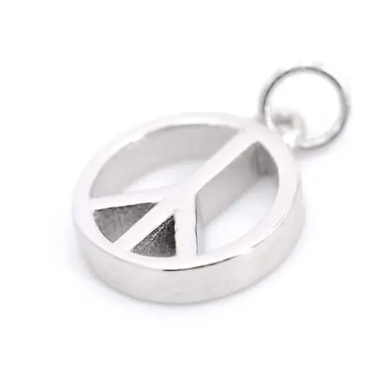 Sterling Silver Peace Icon Charm by Bead Landing&trade; {5}
