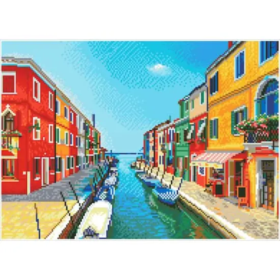 Diamond Dotz® Intermediate Italian Summer Pre-Framed Diamond Painting Kit {3}