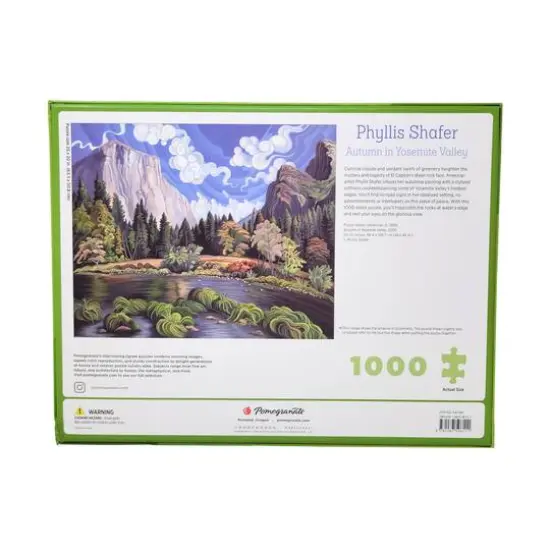 Phyllis Shafer - Autumn in Yosemite Valley Puzzle: 1000 Pcs {5}