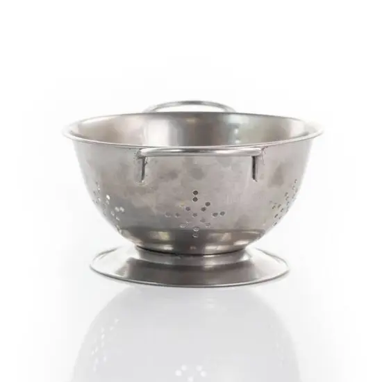 Gibson Home® Normandie 5.6'' Silver Stainless Steel Mini Colander {3}