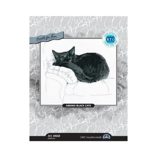 RTO Among Black Cats M668 Cross Stitch Kit {4}