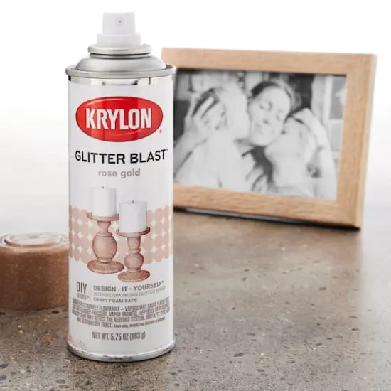 Krylon&reg; Glitter Blast&trade; Rose Gold {4}