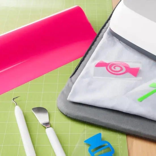 Cricut&reg; 12" x 24" Iron-On Neon Pink {7}