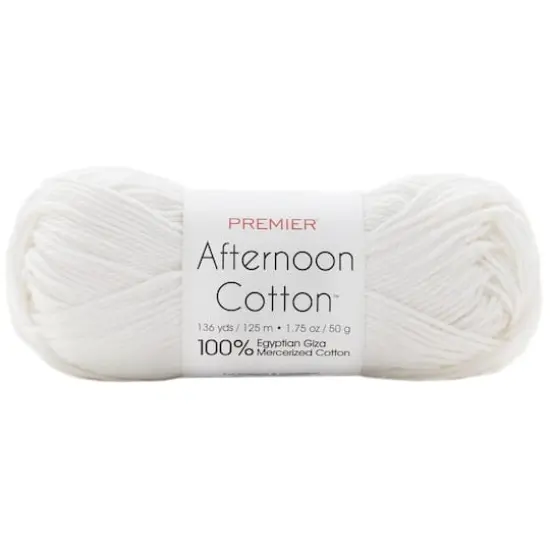 Premier&reg; Afternoon Cotton&trade; Yarn White {1}