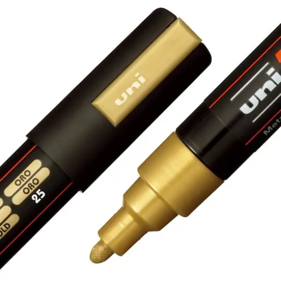 POSCA&reg; PC-5M Medium Metallic Paint Markers {3}