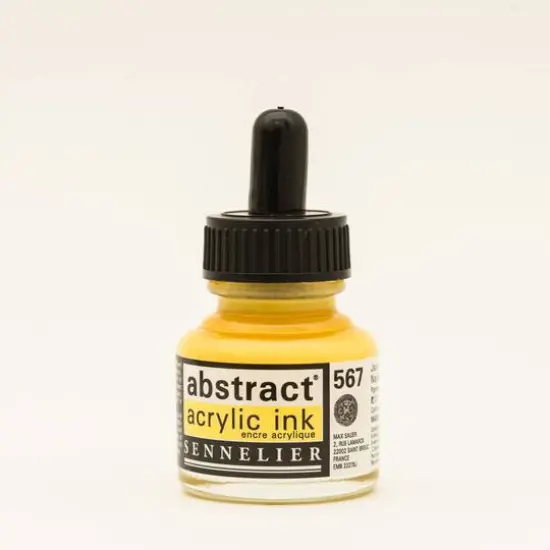 Sennelier Abstract Acrylic Ink, 30mL Naples Yellow {1}