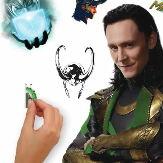 RoomMates Marvel Loki Peel & Stick Giant Wall Decal {6}