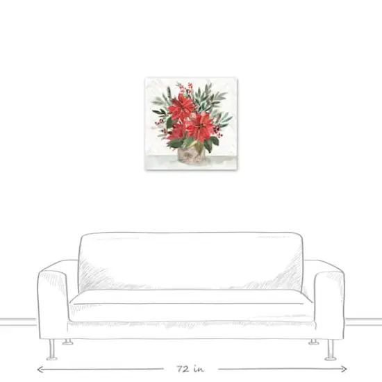 Holiday Bouquet Canvas Wall Art {6}