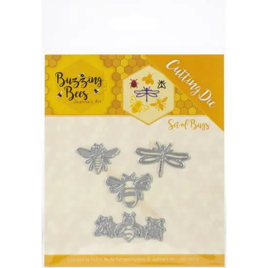 Find It Trading Jeanine's Art Die-Set Of Bugs, Buzzing Bees {1}