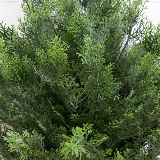 3ft. UV-Resistant Artificial Cedar Bush with Integrated Ground Stake {5}