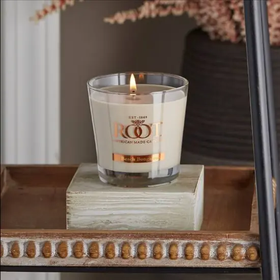 Root Candles 6.3oz. Small Scented Honeycomb Veriglass Jar Candle Beach Bungalow {3}